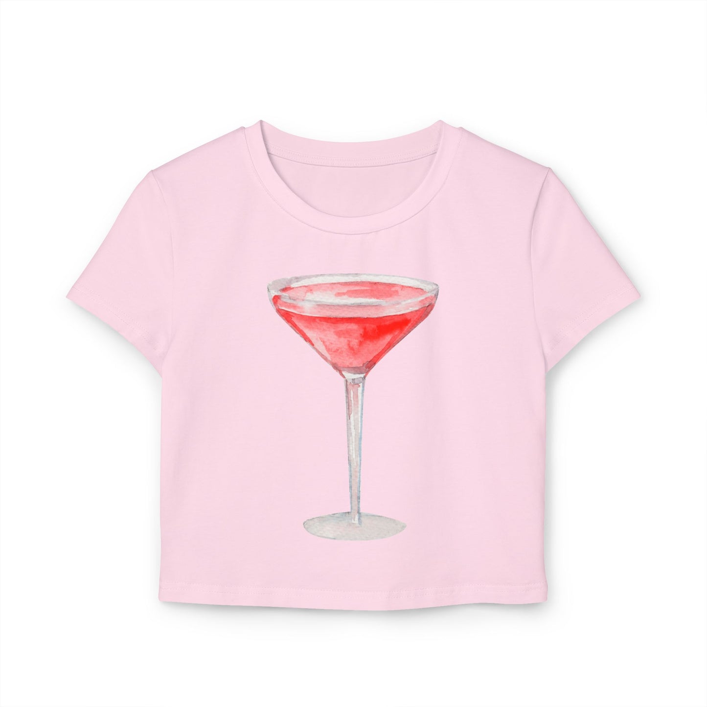 Martini Women's Baby Tee Light Pink