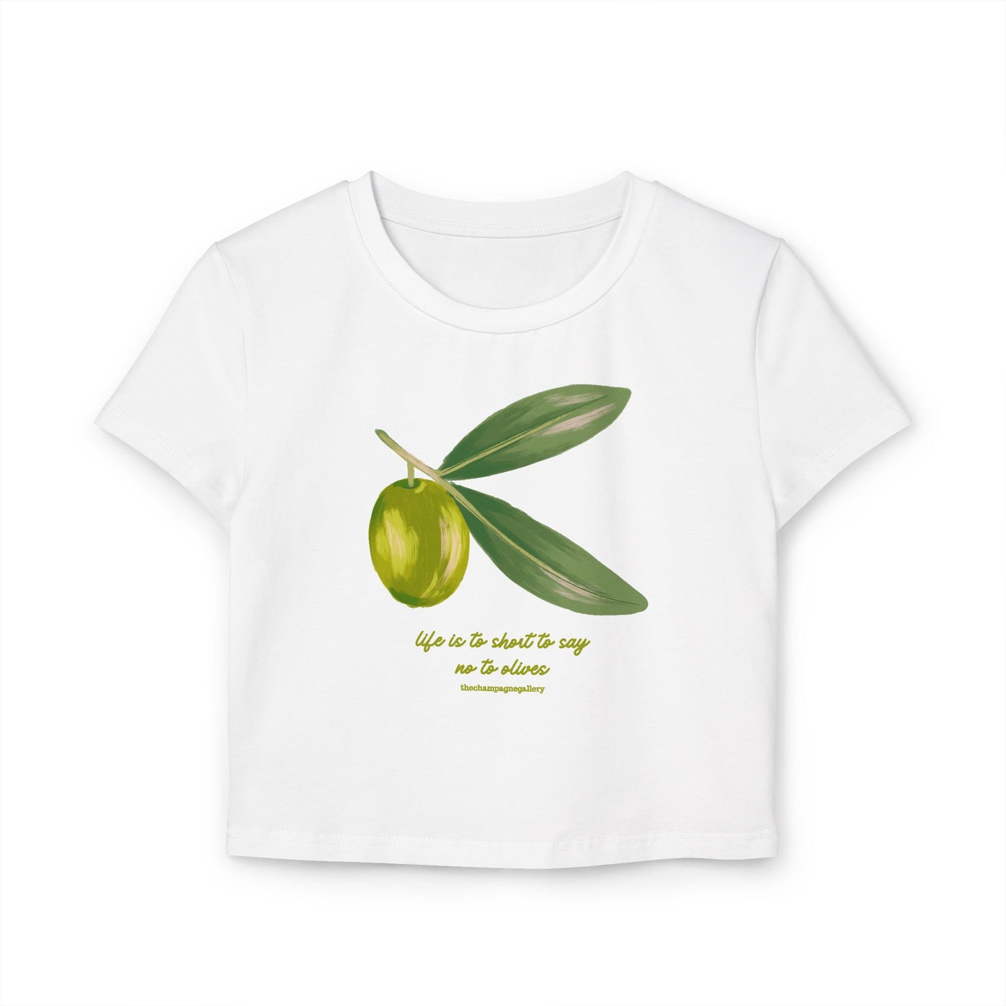 Olive Women's Baby Tee