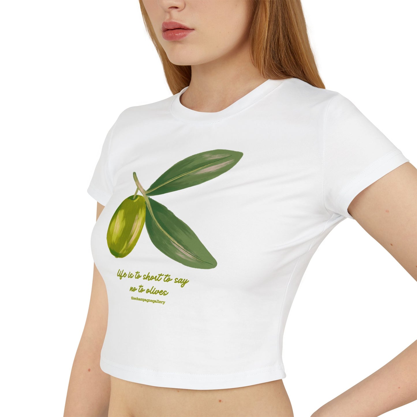 Olive Women's Baby Tee