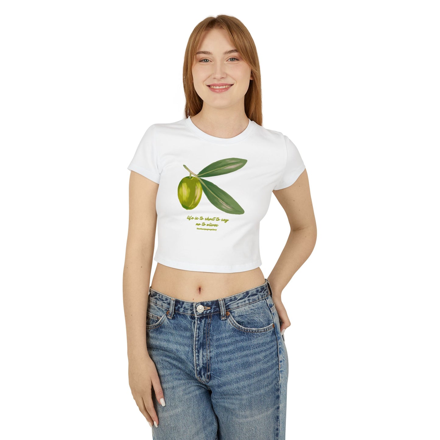 Olive Women's Baby Tee