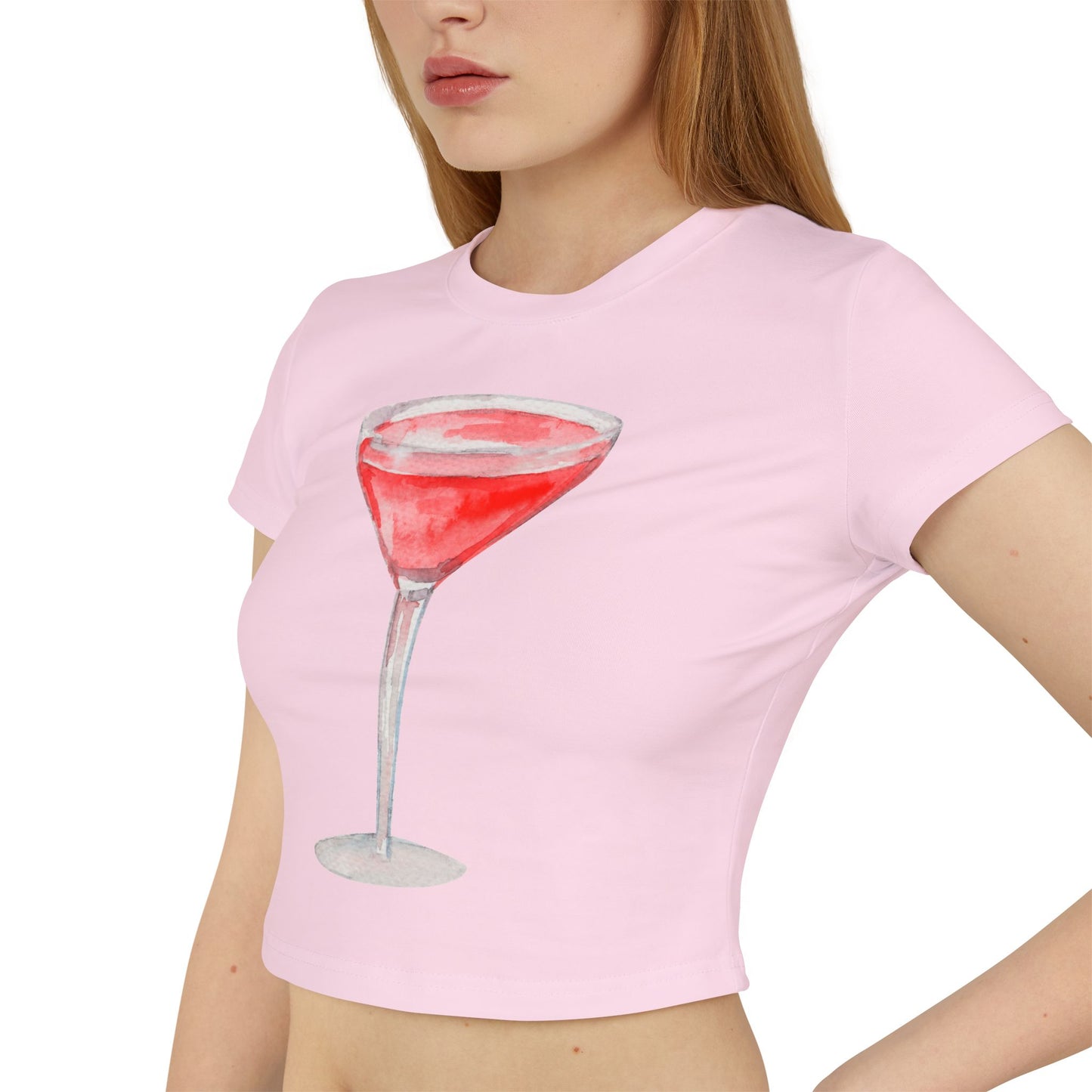 Martini Women's Baby Tee Light Pink